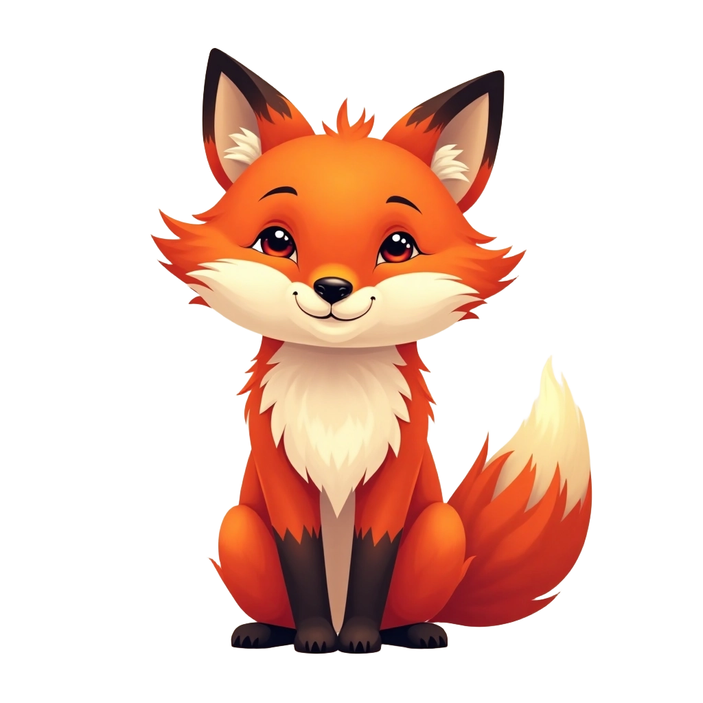 Cute Fox Illustration